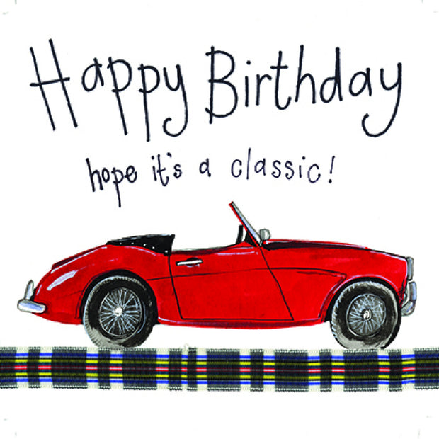 Alex Clark Classic Car Birthday Card*