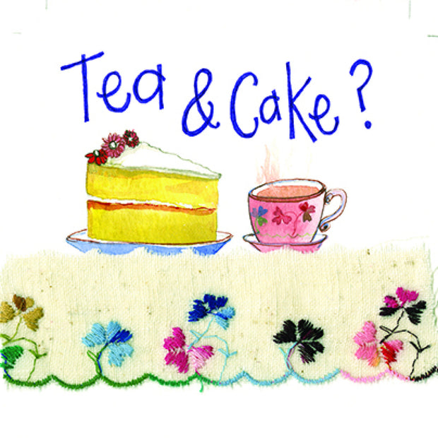 Alex Clark Tea & Cake? Blank Card