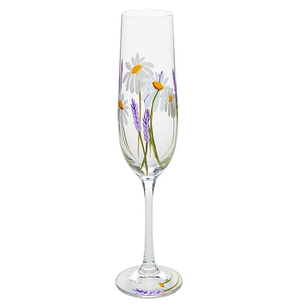 Daisy Champagne Flute Glass*