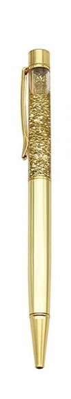 Gold Sparkle Ball Point Pen