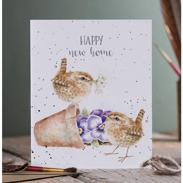 Wrendale 'New Digs' Wren New Home Card