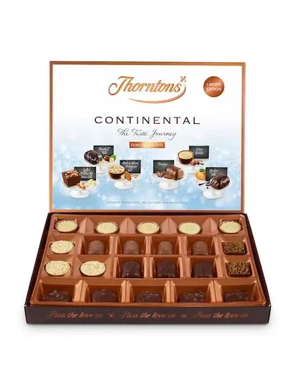 Thorntons Dessert Continental Milk, Dark and White Box Collection