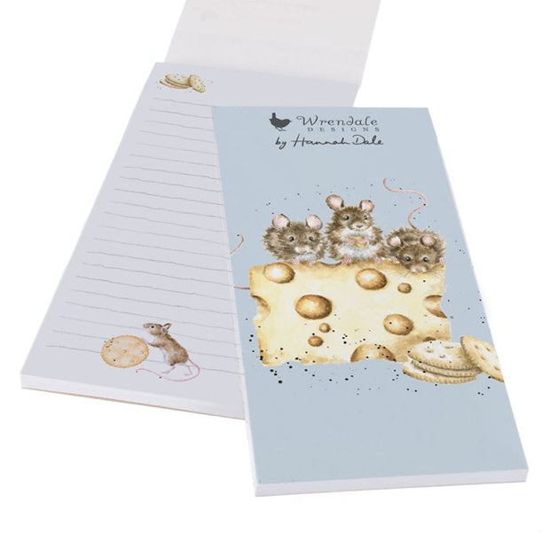 Wrendale Crackers about Cheese' Magnetic Shopping Pad*
