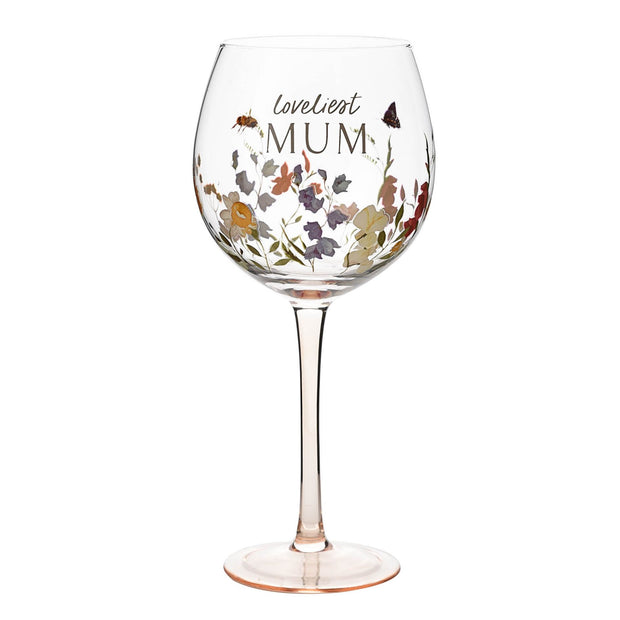 THE COTTAGE GARDEN "MUM" GIN GLASS