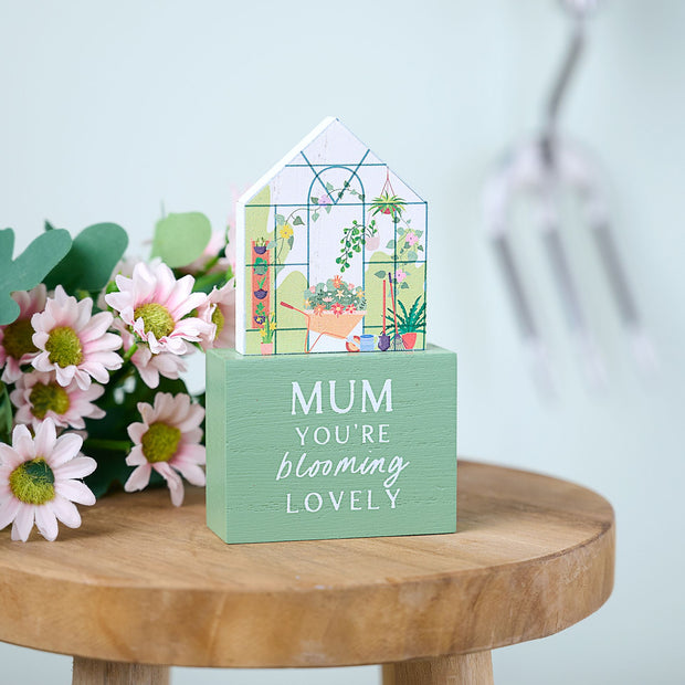 The Cottage Garden "Mum" Mini Greenhouse Plaque