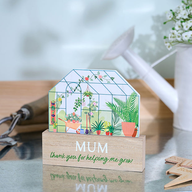 The Cottage Garden "Mum" Greenhouse Plaque