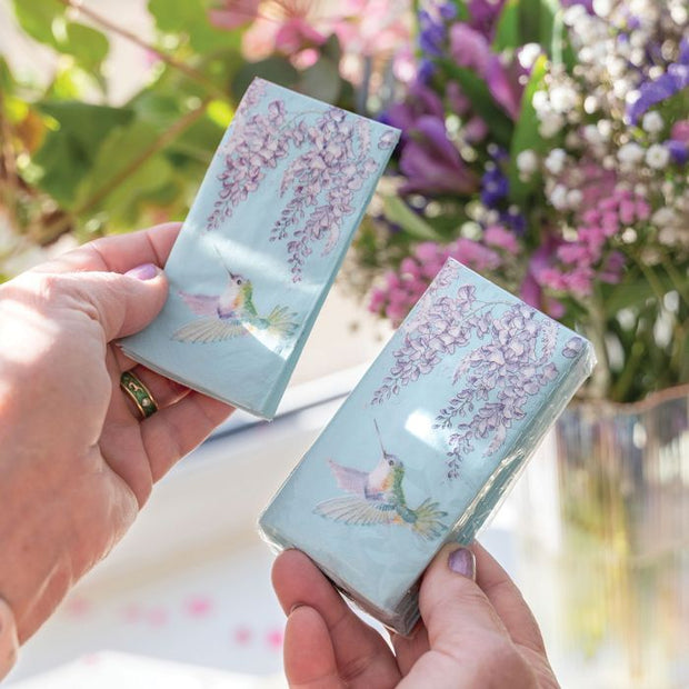 Wrendale 'Wisteria Wishes' Hummingbird Pocket Tissues*