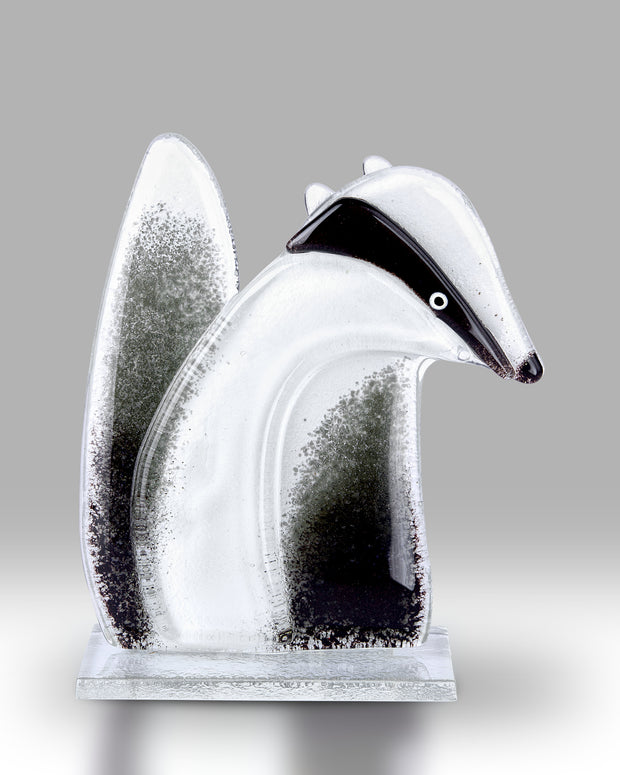 Nobile Badger Glass Ornament