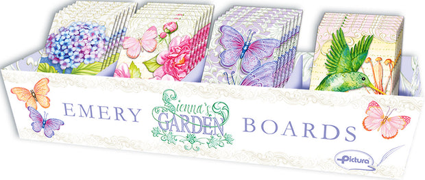 Cardmore Peony & Butterfly (pink) Emery Boards