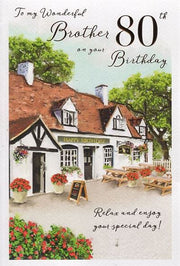 ICG Brother 80th Birthday Card