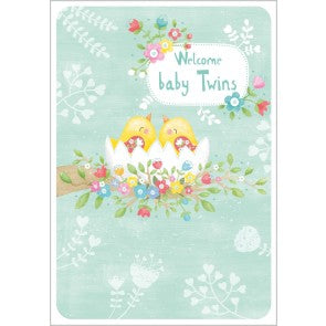 Birth of Twins Card