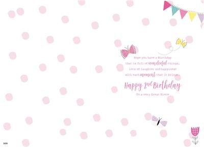 ICG Great Niece 2nd Birthday Card