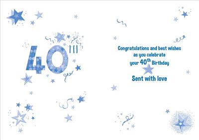 Nigel Quiney 40th Birthday Card