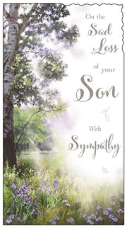 Jonny Javelin Sympathy Loss of Son Card*