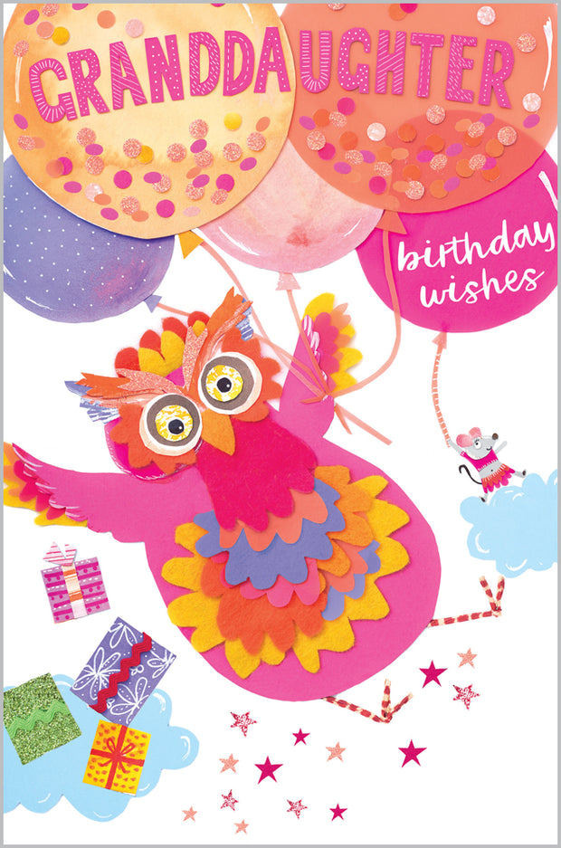 Abacus Granddaughter Birthday Card*