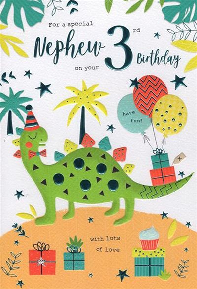 ICG Nephew 3rd Birthday Card