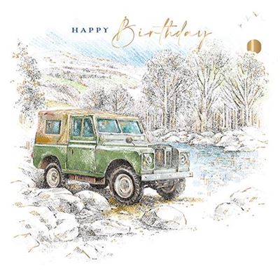 Ling Designs Land Rover Birthday Card*