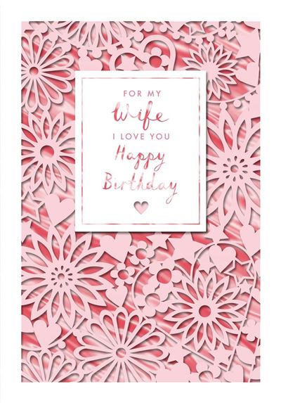 Hallmark Wife Birthday Card*