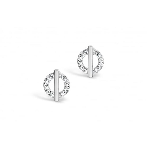 Sensitive Ears Cubic Zirconia Stud Earrings*