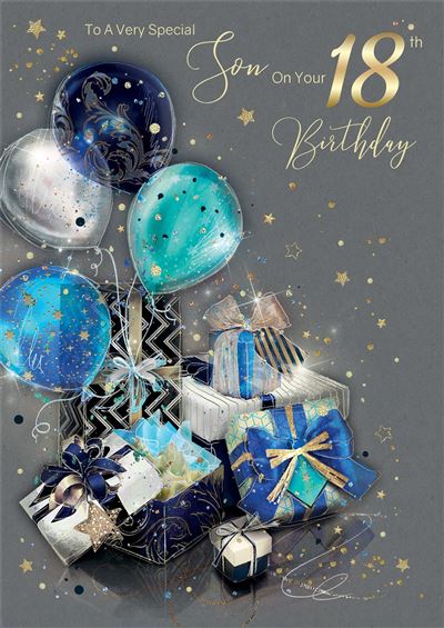 Cherry Orchard Son 18th Birthday Card