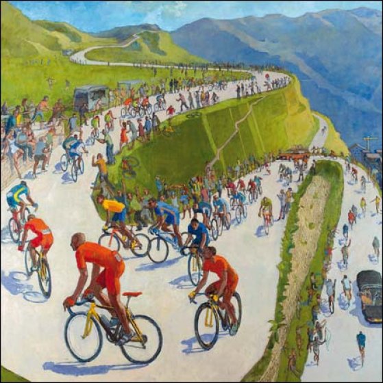 Woodmansterne Bike Road Race Birthday Card*