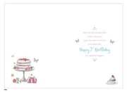 ICG Daughter 7th Birthday Card