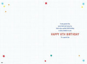 ICG Son 6th Birthday Card