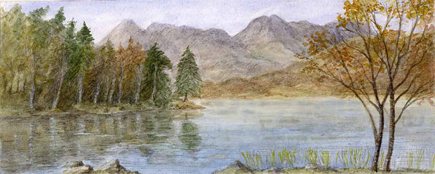 Colin Williamson Blen Tarn, Lake District, Mounted and Framed Picture