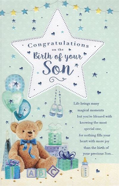 ICG New Baby Boy Card*