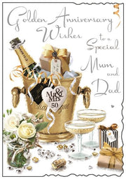 Jonny Javelin Mum & Dad Golden Anniversary Card*