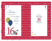 ICG Grandson 16th Birthday Card