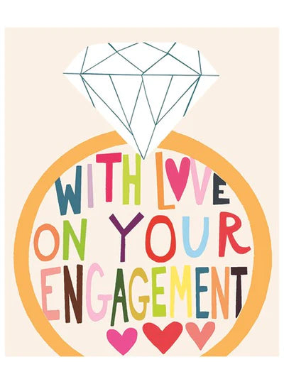 Paper Salad Engagement Card