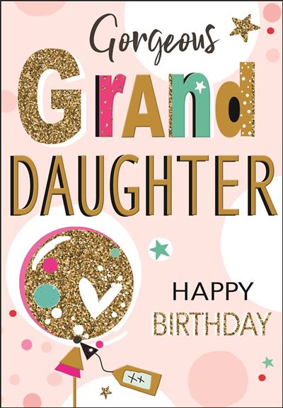 Jonny Javelin Granddaughter Birthday Card*