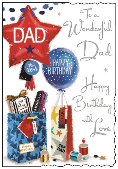 Jonny Javelin Dad Birthday Card*