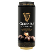 Guinness beer can with creamy Guinness ganache filled dark chocolate balls 125g