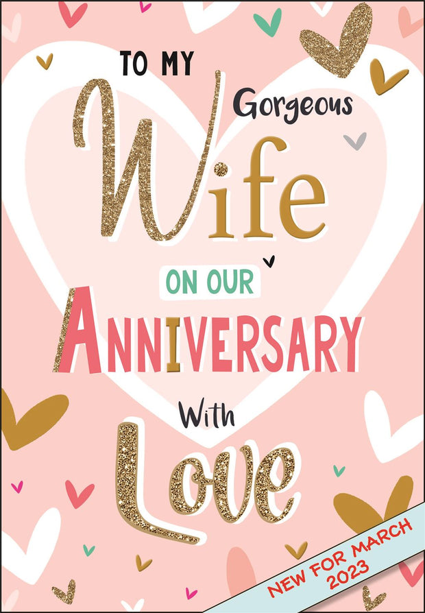 Jonny Javelin Wife On Our Anniversary Card*