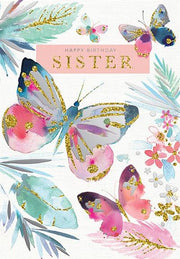Words N Wishes Sister Birthday Card