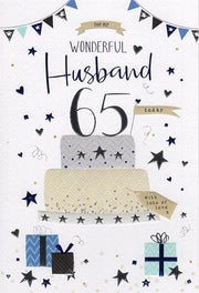 ICG Husband 65th Birthday Card*