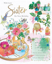 Words N Wishes Sister Birthday Card