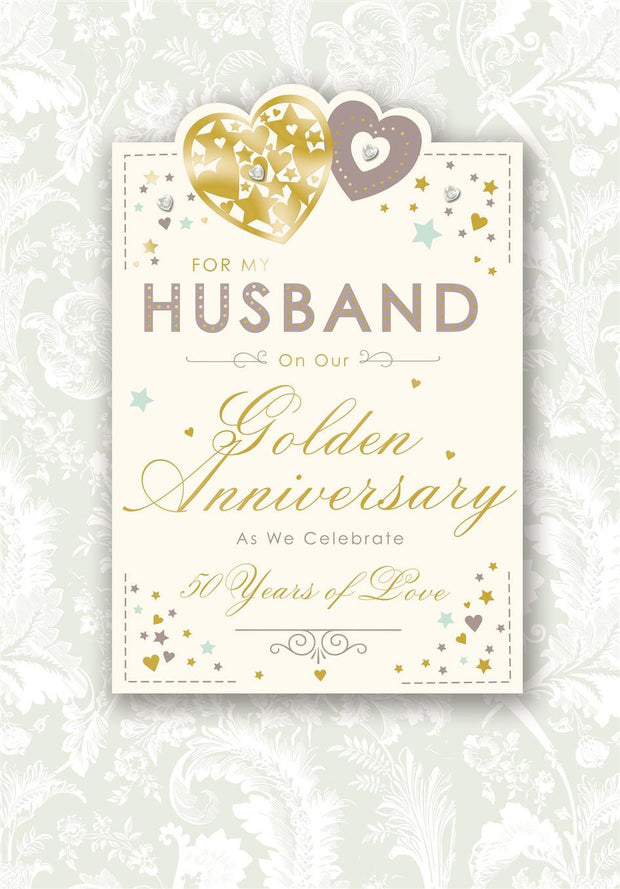 Hallmark Husband Golden Anniversary Card*