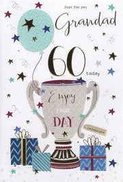 ICG Grandad 60th Birthday Card