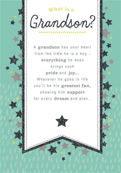 Hallmark Grandson Birthday Card*