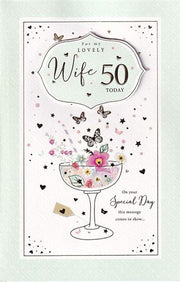 ICG Wife 50th Birthday Card*