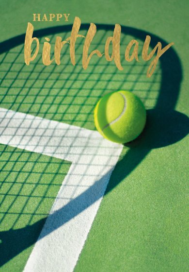 Abacus Tennis Birthday Card*