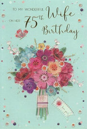 ICG Wife 75th Birthday Card*