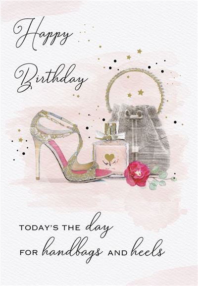 ICG Handbag & Heels Birthday Card*