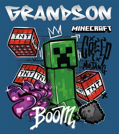 Minecraft Grandson Birthday Card*