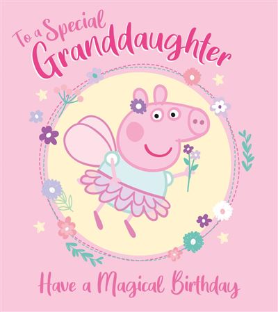 Peppa Pig Granddaughter Birthday Card*