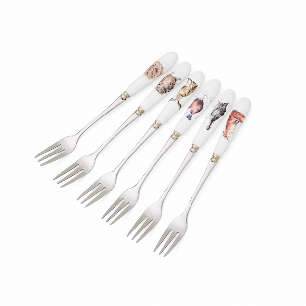 Wrendale Pastry Forks Set of 6