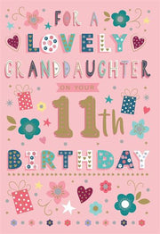 ICG Granddaughter 11th Birthday Card